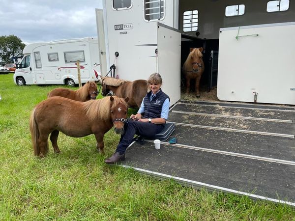In 2022-2023 had a stand at the Bath and West Show with Quarter Pint Ponies and Somerset Levels Driving Group.  The aim was to promote our profile and we also managed to raise some funds.